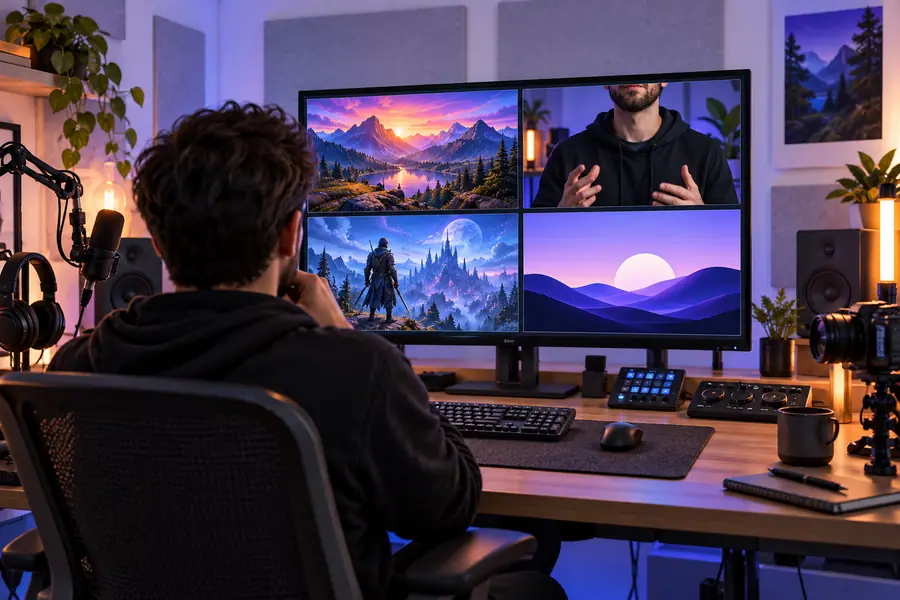 Structured user-generated-style video concept